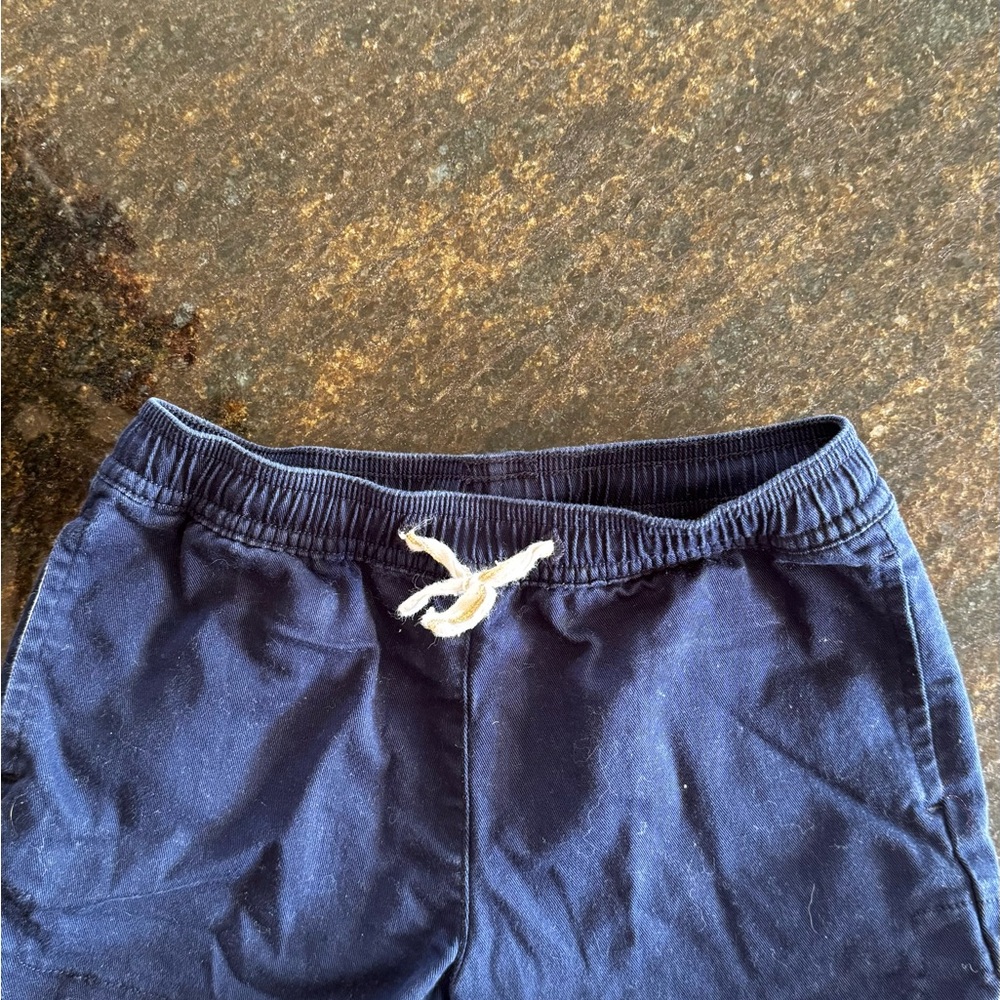 Crewcuts Navy Elastic Waist Shorts for Girl
